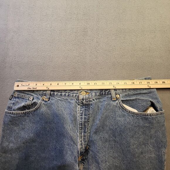 Lauren Jeans Co Womens 18 Cut Off Jeans Distressed Denim Frayed Hem Mom Jorts - Picture 7 of 8